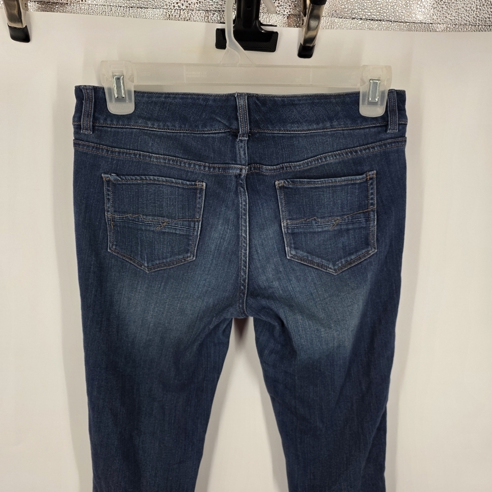 New York & Company Soho Jeans Size 8 Dark Wash Skinny Legging Double Button - Picture 9 of 9
